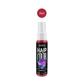 Disposable hair dye spray quick temporary dye (Color: Red)