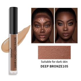 Concealer Is Waterproof And Sweat Resistant For A Long Time (Option: DEEP BRONZE105-2.5ML)